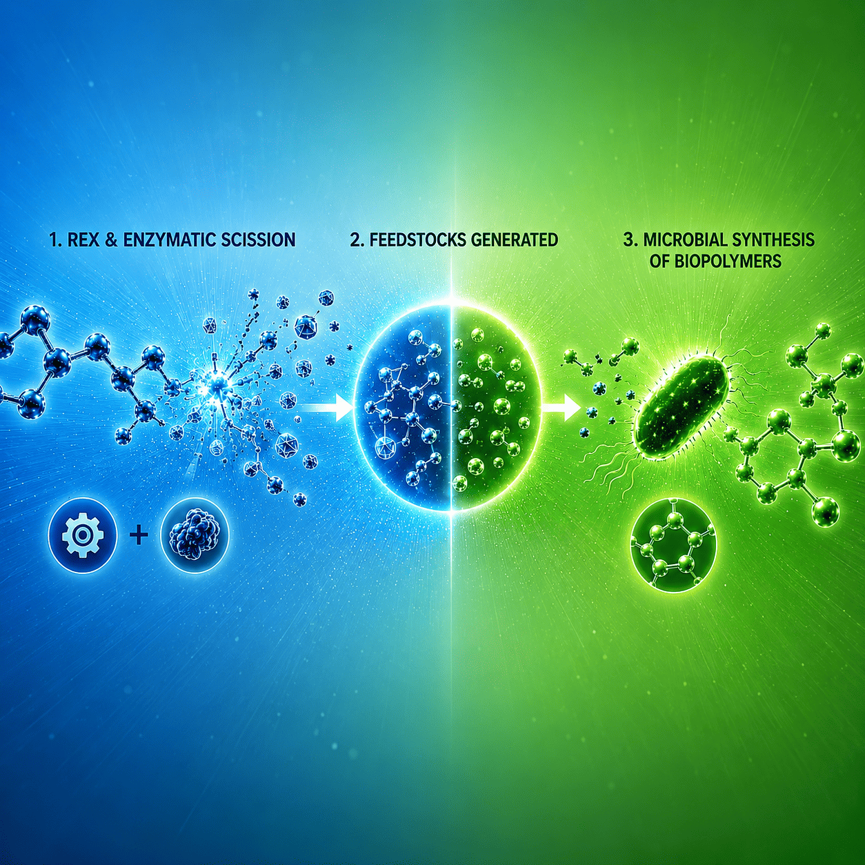Petro-Bioplastic Waste Management for PET and Starch